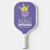 Speciaal uitgelijnde prinses Pickleball Paars Paddle (Achterkant)