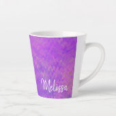 Speciaal uitgelijnde, uitgelijnde kunst latte mok (Rechts)