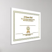 Speciaal uitgereikte academische titel folie afdrukken (Laagn)