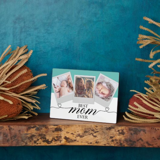 Speciaal uitgereikte mam geeft Moederdag unieke fa Fotoplaat (Zijkant)
