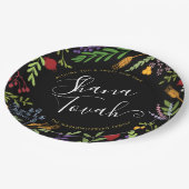 Speciaal uitgeroepen Rosh Hashanah Jwish nieuwjaar Papieren Bordje (Gekanteld)