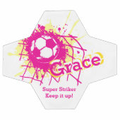 Speciaal uitgeroepen voetbaldoel meisjes roze voetbal (Enkel)