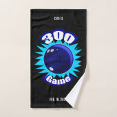 Speciaal uitgeruste 300-game blues Bowling Handdoek (Handdoek)
