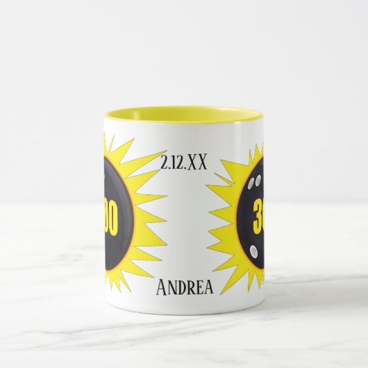 Speciaal uitgeruste 300 Perfect gameBowling, koffi Mok (Midden)