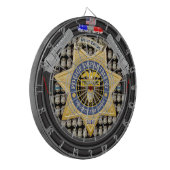 Speciaal uitgeruste Amerikaanse Service Police Edi Dartbord (Voorkant Links)