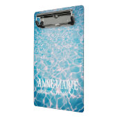 Speciaal uitgeruste aquatische zomerpool mini klembord (Angled2)