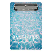 Speciaal uitgeruste aquatische zomerpool mini klembord (Voorkant)