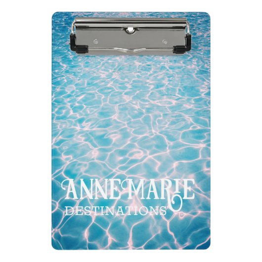 Speciaal uitgeruste aquatische zomerpool mini klembord (Voorkant)