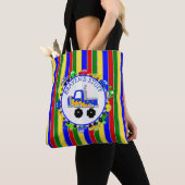 Speciaal uitgeruste auto's en vrachtwagens Striped Tote Bag (Dichtbij)