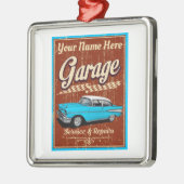 Speciaal uitgeruste autowrakken metalen ornament (Links)