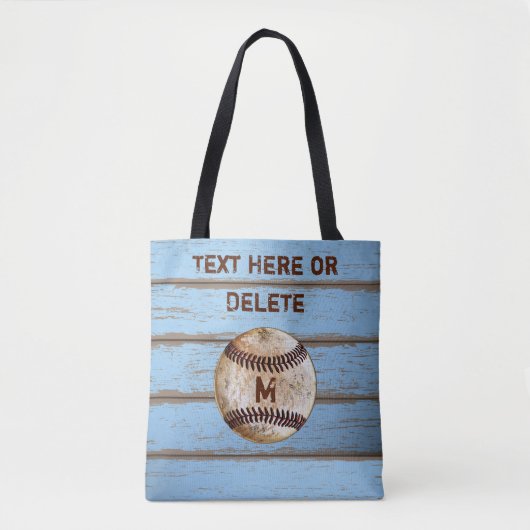 Speciaal uitgeruste bijtende Baseball-Canvas tas:  Tote Bag (Voorkant)