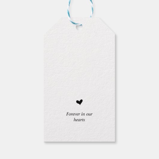 Speciaal uitgeruste bijtwijnstokken, zwart lettert cadeaulabel (Achterkant)