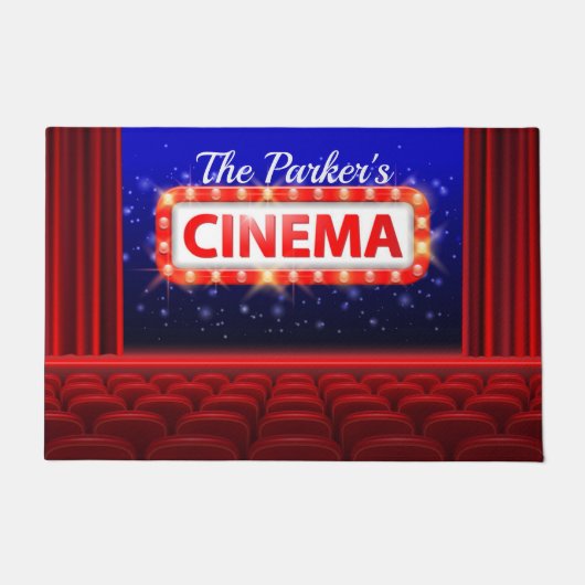 Speciaal uitgeruste bioscoopzaal deurmat (Voorkant)