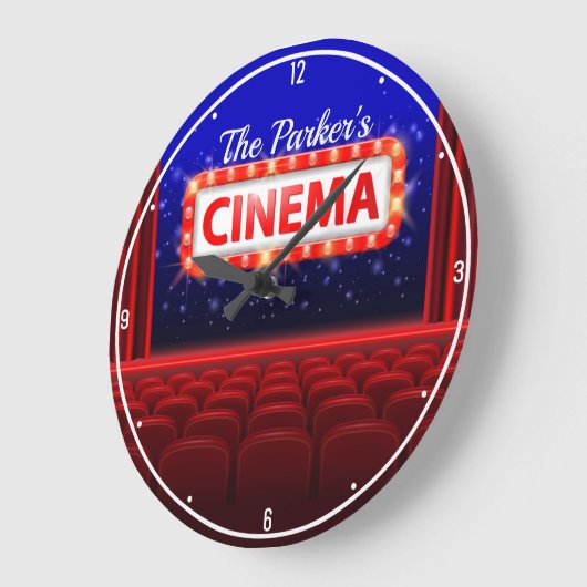 Speciaal uitgeruste bioscoopzaal grote klok (Hoek)