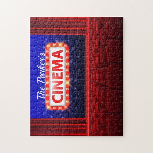 Speciaal uitgeruste bioscoopzaal legpuzzel (Verticaal)