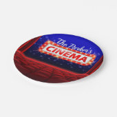 Speciaal uitgeruste bioscoopzaal papieren bordje (Gekanteld)