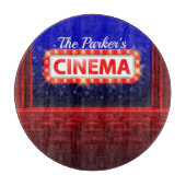 Speciaal uitgeruste bioscoopzaal snijplank (Voorkant)