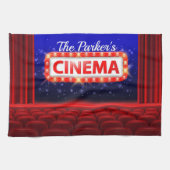 Speciaal uitgeruste bioscoopzaal theedoek (Horizontaal)