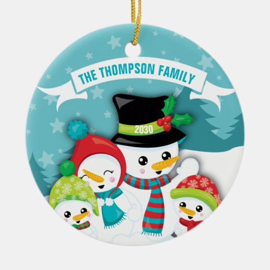 Speciaal uitgeruste blauw-kerstkeramiek voor de fa keramisch ornament (Voorkant)