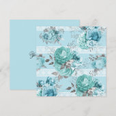 Speciaal uitgeruste blauwe Rozen (Voorkant / Achterkant)