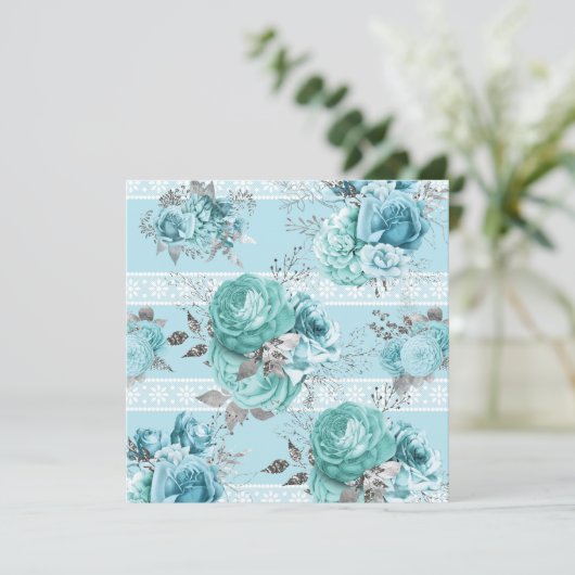 Speciaal uitgeruste blauwe Rozen (Staand voorkant)