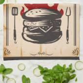 Speciaal uitgeruste brandmelders van de BBQ- en gr Theedoek (Gevouwen)