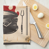 Speciaal uitgeruste brandmelders van de BBQ- en gr Theedoek (Quarter Fold)