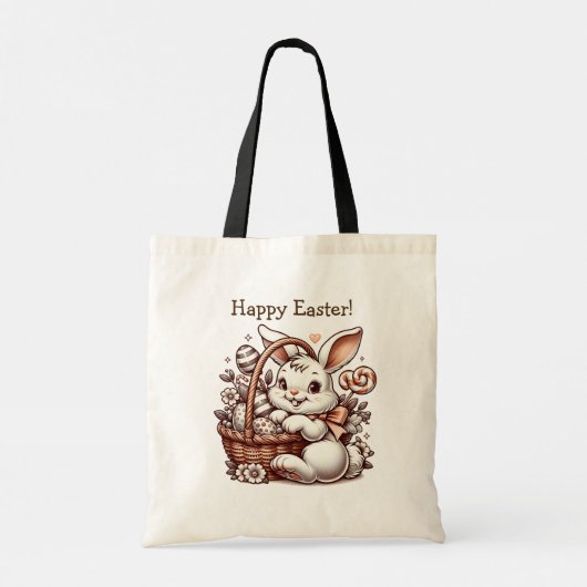 Speciaal uitgeruste broodrooster tote bag (Achterkant)