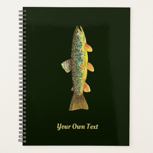 Speciaal uitgeruste bruine forel planner (Voorkant)