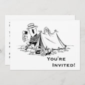 Speciaal uitgeruste Cartoon Camp Kaart (Voorkant / Achterkant)