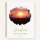 Speciaal uitgeruste Chic Splash Photo Gratitude Jo Notitieboek (Voorkant)