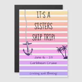 Speciaal uitgeruste Cruise Stateroom Magnet Pastel Magnetische Uitnodiging