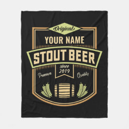 Speciaal uitgeruste donkere brouwerige brouwerijba fleece deken