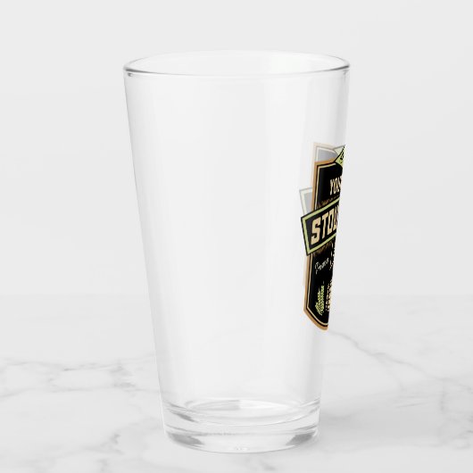 Speciaal uitgeruste donkere brouwerige brouwerijba glas (Rechts)