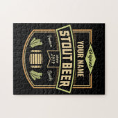 Speciaal uitgeruste donkere brouwerige brouwerijba legpuzzel (Horizontaal)