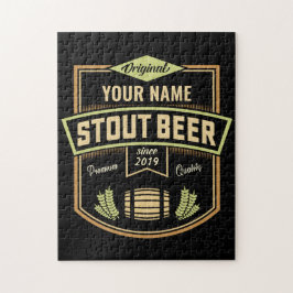 Speciaal uitgeruste donkere brouwerige brouwerijba legpuzzel