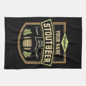 Speciaal uitgeruste donkere brouwerige brouwerijba theedoek (Horizontaal)