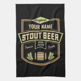 Speciaal uitgeruste donkere brouwerige brouwerijba theedoek