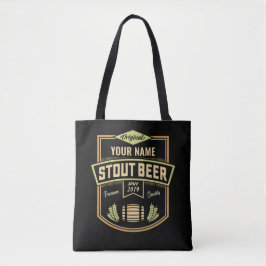 Speciaal uitgeruste donkere brouwerige brouwerijba tote bag