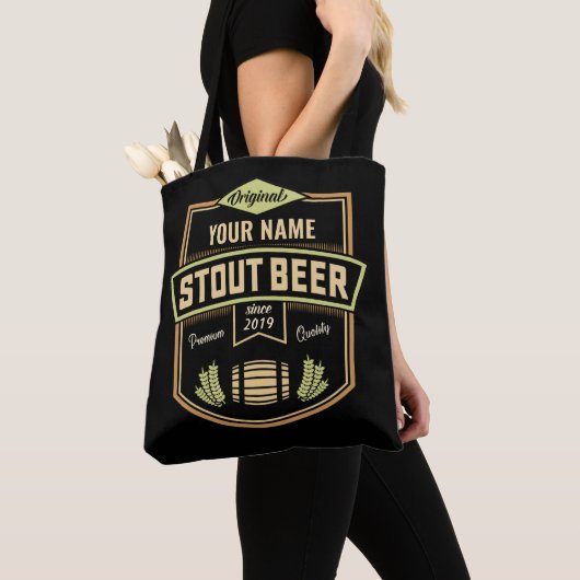 Speciaal uitgeruste donkere brouwerige brouwerijba tote bag (Dichtbij)