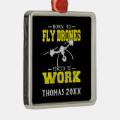 Speciaal uitgeruste driver Pilot Multirotor Quadco Metalen Ornament (Rechts)