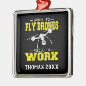 Speciaal uitgeruste driver Pilot Multirotor Quadco Metalen Ornament (Links)