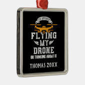 Speciaal uitgeruste driver Pilot Multirotor Quadco Metalen Ornament (Rechts)