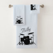 Speciaal uitgeruste drums Music Design Blue Bad Handdoek (Insitu)