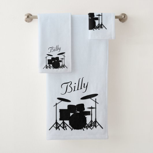 Speciaal uitgeruste drums Music Design Blue Bad Handdoek (Insitu)