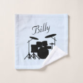 Speciaal uitgeruste drums Music Design Blue Bad Handdoek (Wasdoekje)