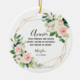 Speciaal uitgeruste echte vrienden zijn nooit ver  keramisch ornament