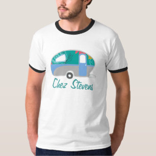 Speciaal uitgeruste eigenaar van Caravan  Retro TS T-shirt
