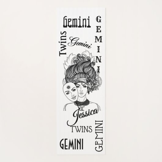 Speciaal uitgeruste galerijdierentuin Yoga Mat (Achterkant)