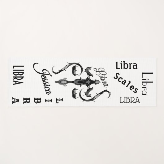 Speciaal uitgeruste galerijdierentuin Yoga Mat (Voorkant (horizontaal))